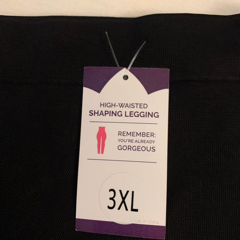 NWT Empetua (Shapermint) black high waisted shaping compression leggings - Picture 7 of 9